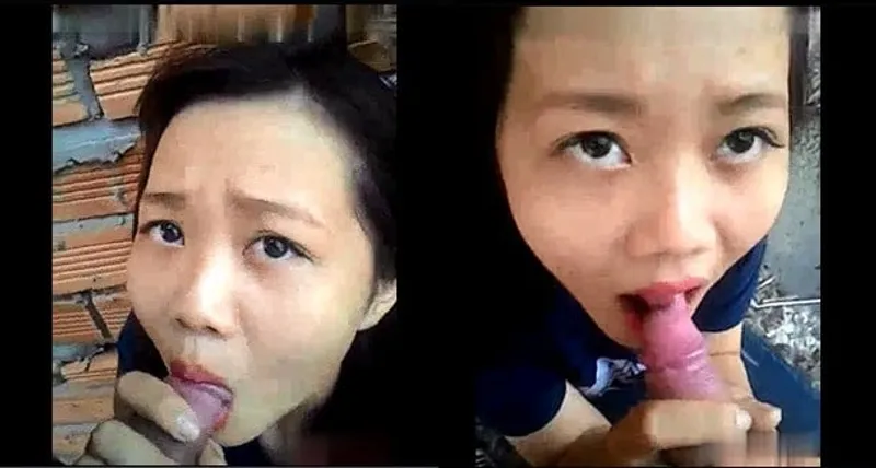 Người tình bú của quý ở vườn sau nhà